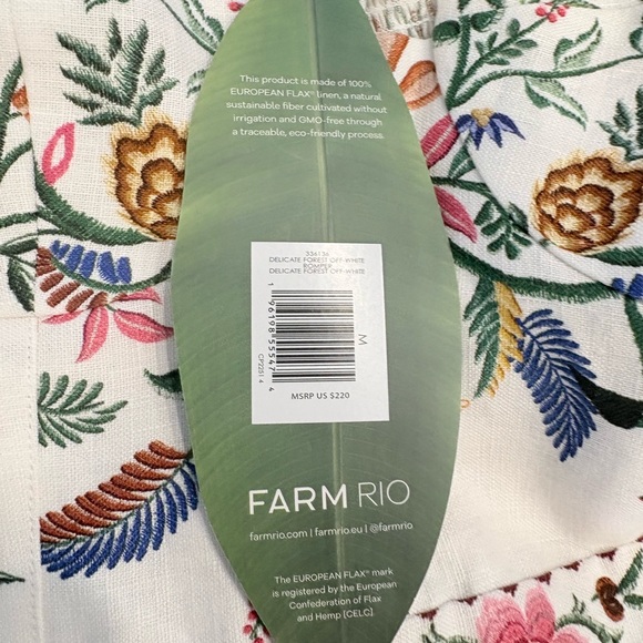 NWT Farm Rio Linen Romper - Picture 11 of 11